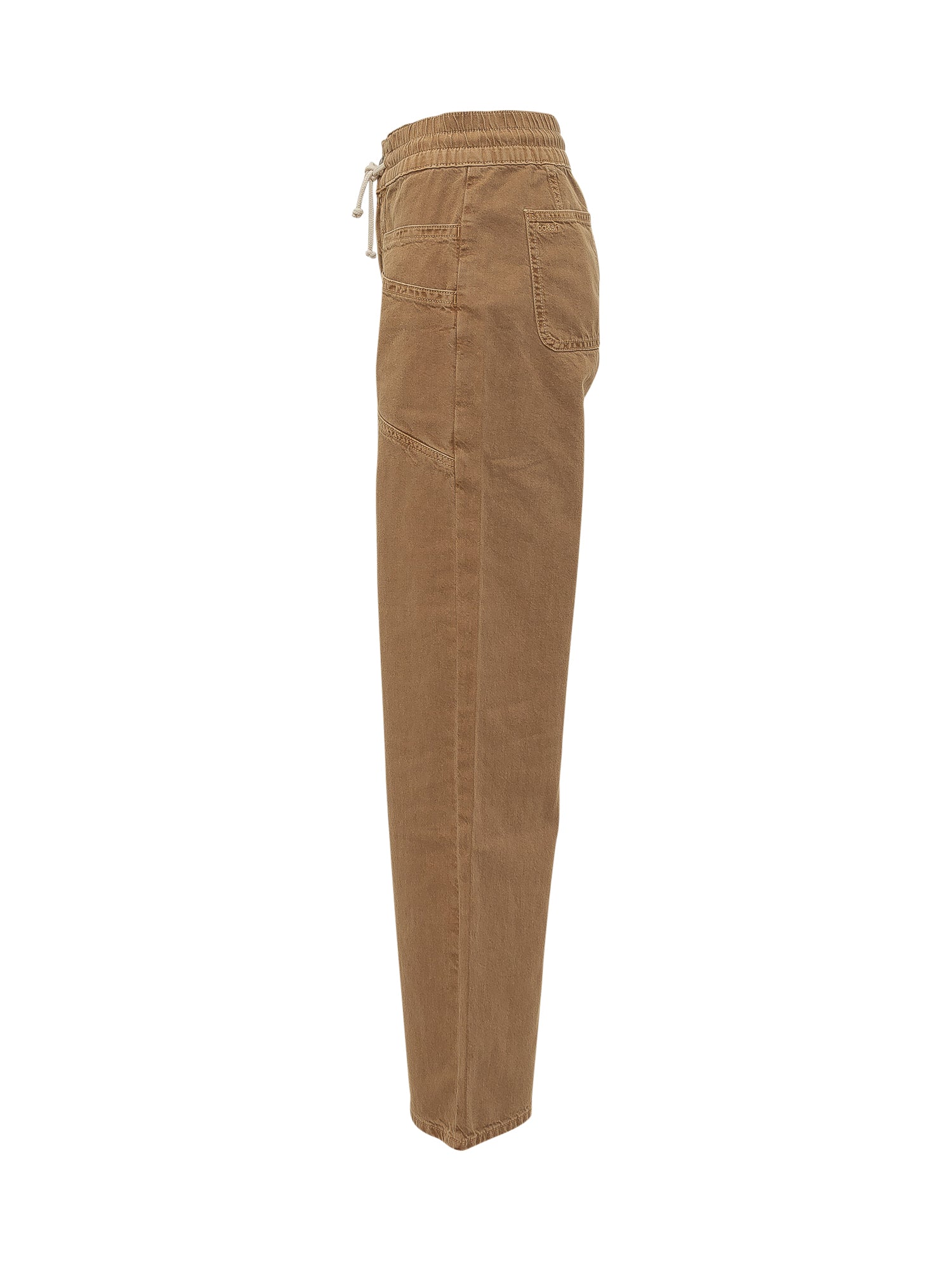 Jeans Fima a Gamba Larga con Tasche Applicate - Image 3