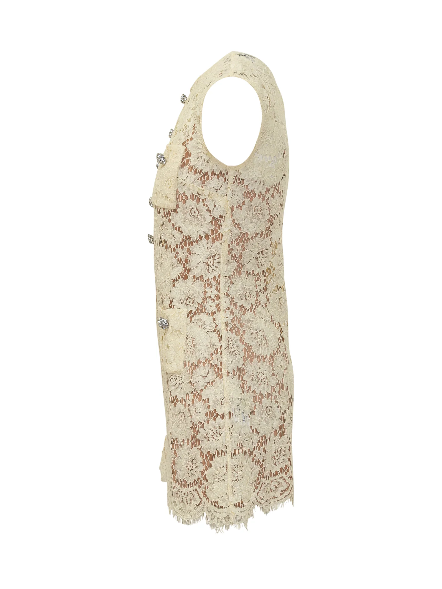 Abito Mini in Pizzo Ricamato - Image 3